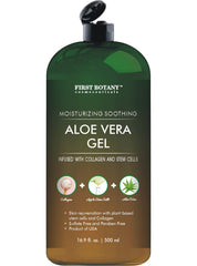 First Botany pure aloe bottle for quick skin hydration and soothing relief.