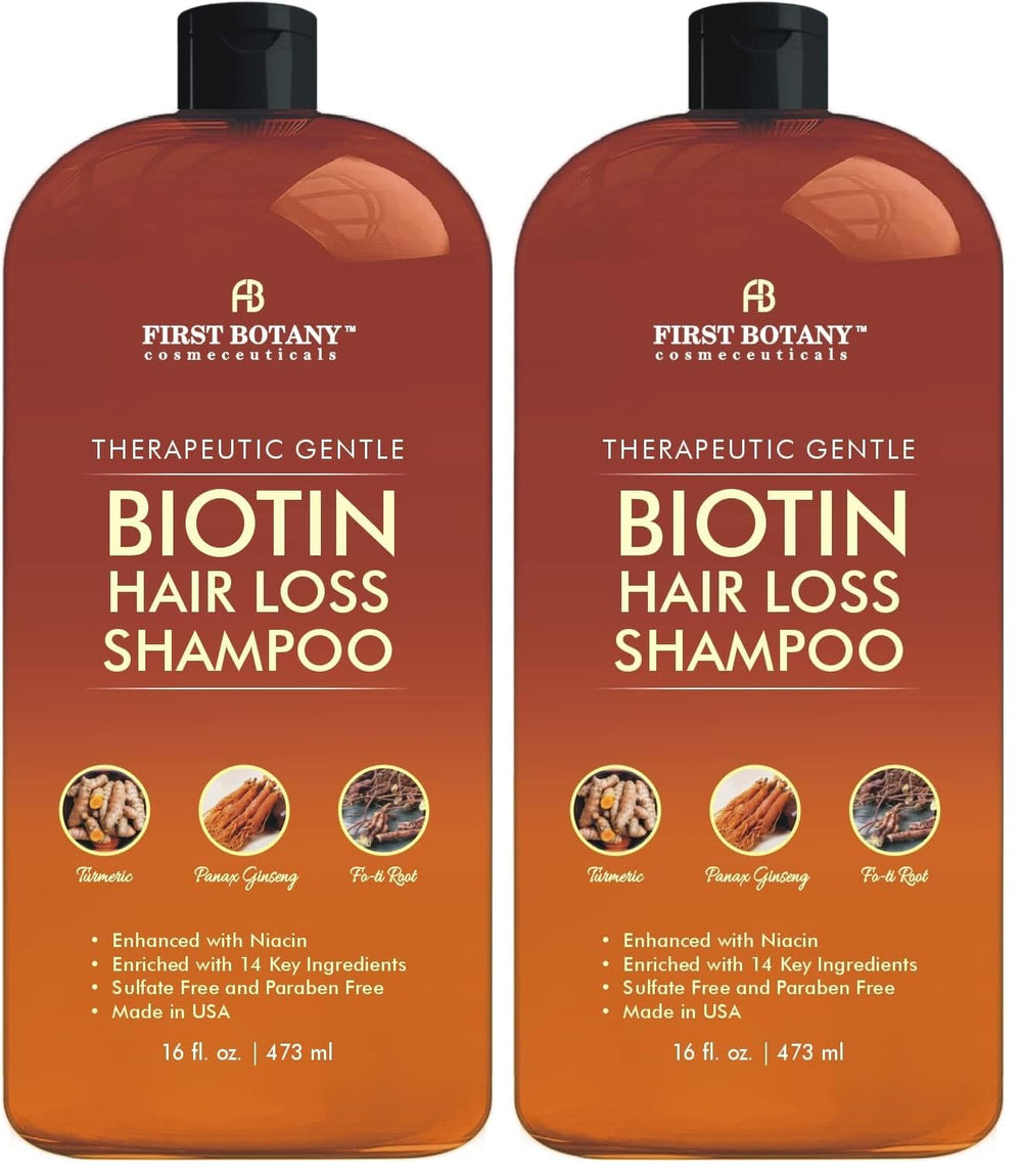 First Botany shampoo bottle demonstrating a gentle daily cleanse for healthy hair.