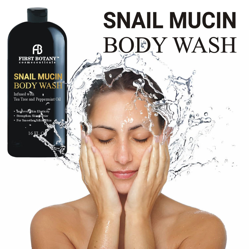Close-up of First Botany snail mucin texture after wash
