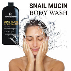 Close-up of First Botany snail mucin texture after wash