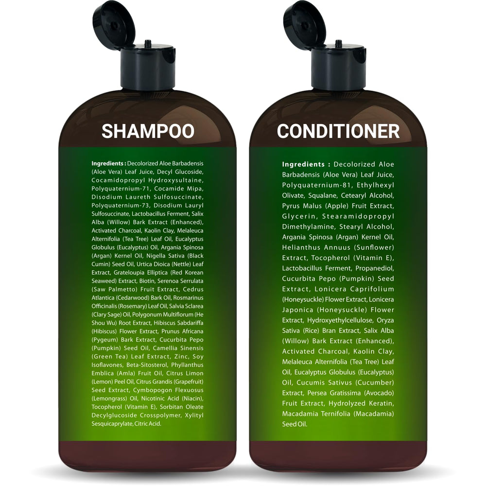 First Botany Tea Tree Eucalyptus Conditioner bottle promotes detangled silky hair