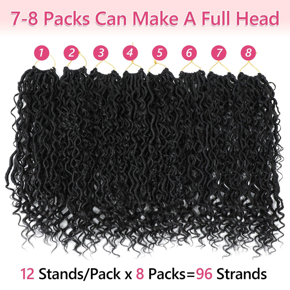 FIRSTCYH HAIR eight pack set provides full head coverage and options