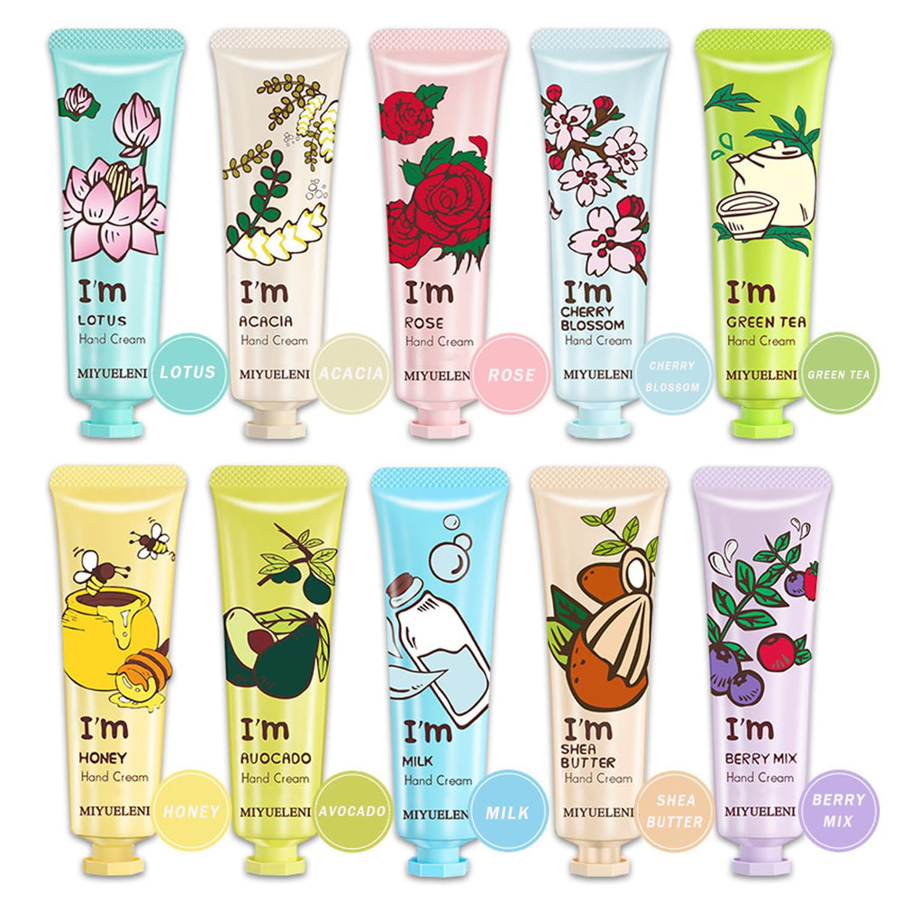 Firstfly 10-pack hand cream gifts set, assorted scents for daily care.