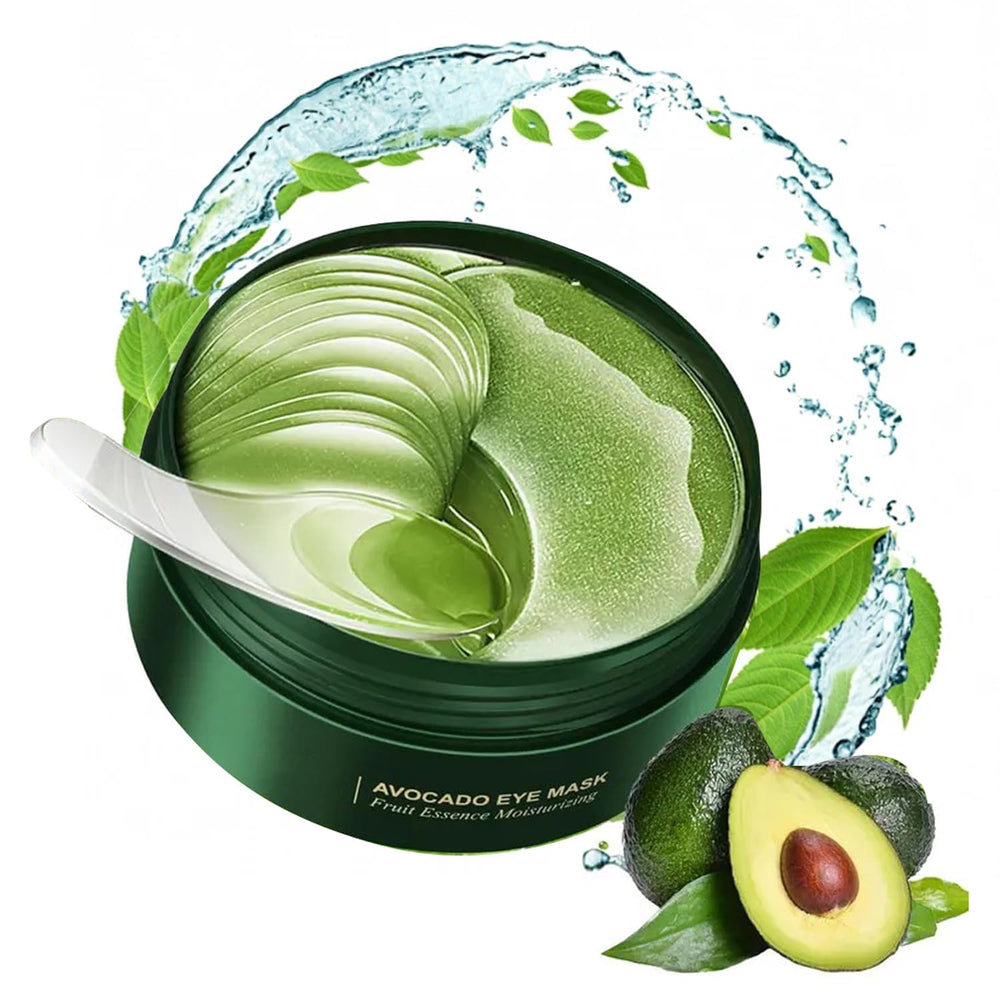 Firstfly avocado eye mask packaging signals a soothing at-home spa experience.