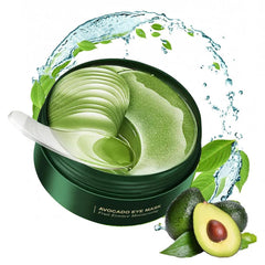 Firstfly avocado eye mask packaging signals a soothing at-home spa experience.