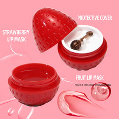 Firstfly Bee Lip Mask Apple Pot offers lasting moisture for daily care