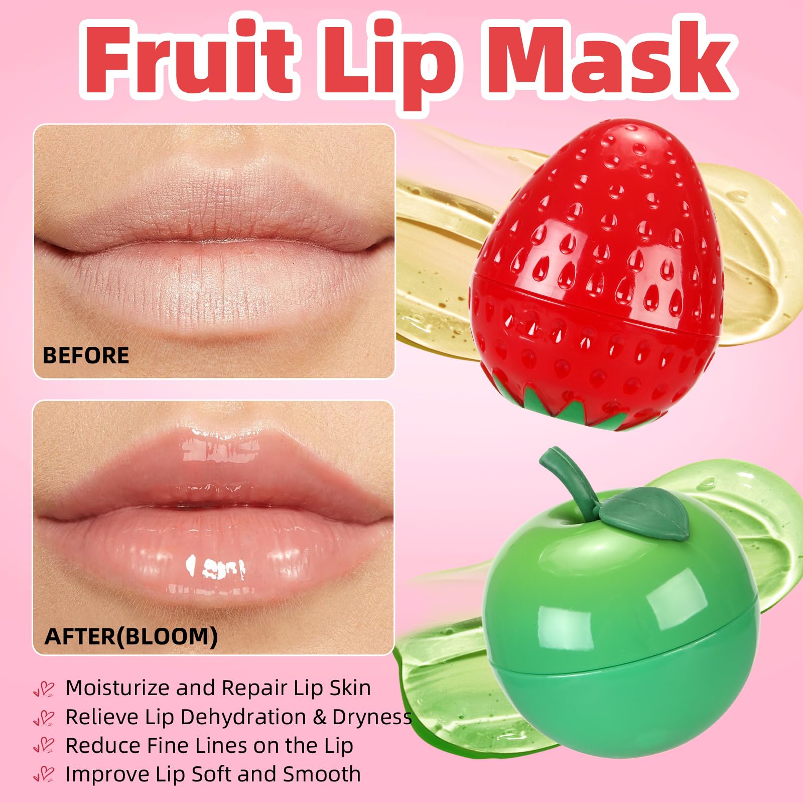 Firstfly Bee Lip Mask Lemon Pot provides refreshing hydration for lips