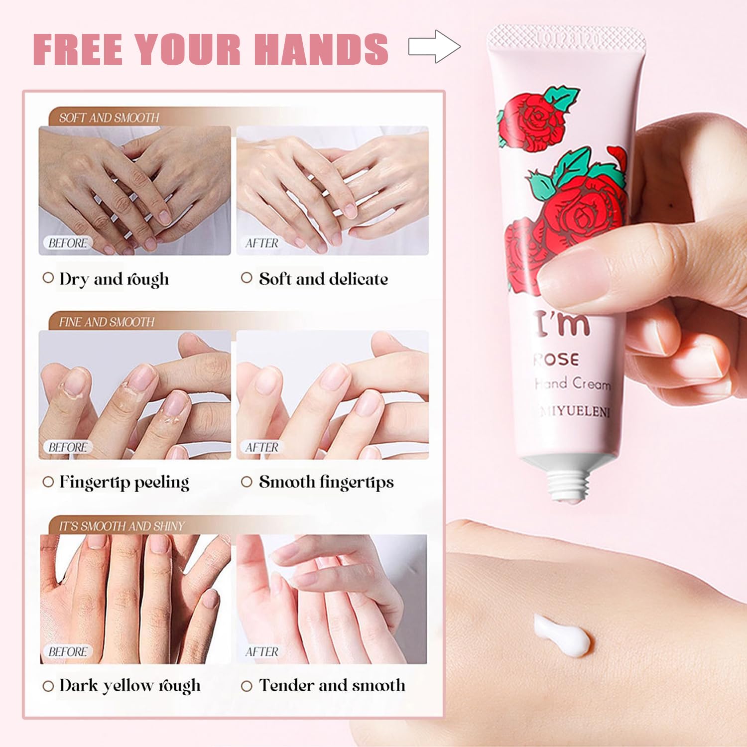 Firstfly cherry blossom hand cream, delicate floral scent for daily use.
