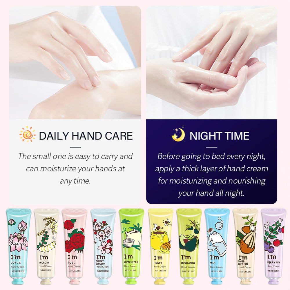 Firstfly lotus hand cream, light fragrance and quick absorption.