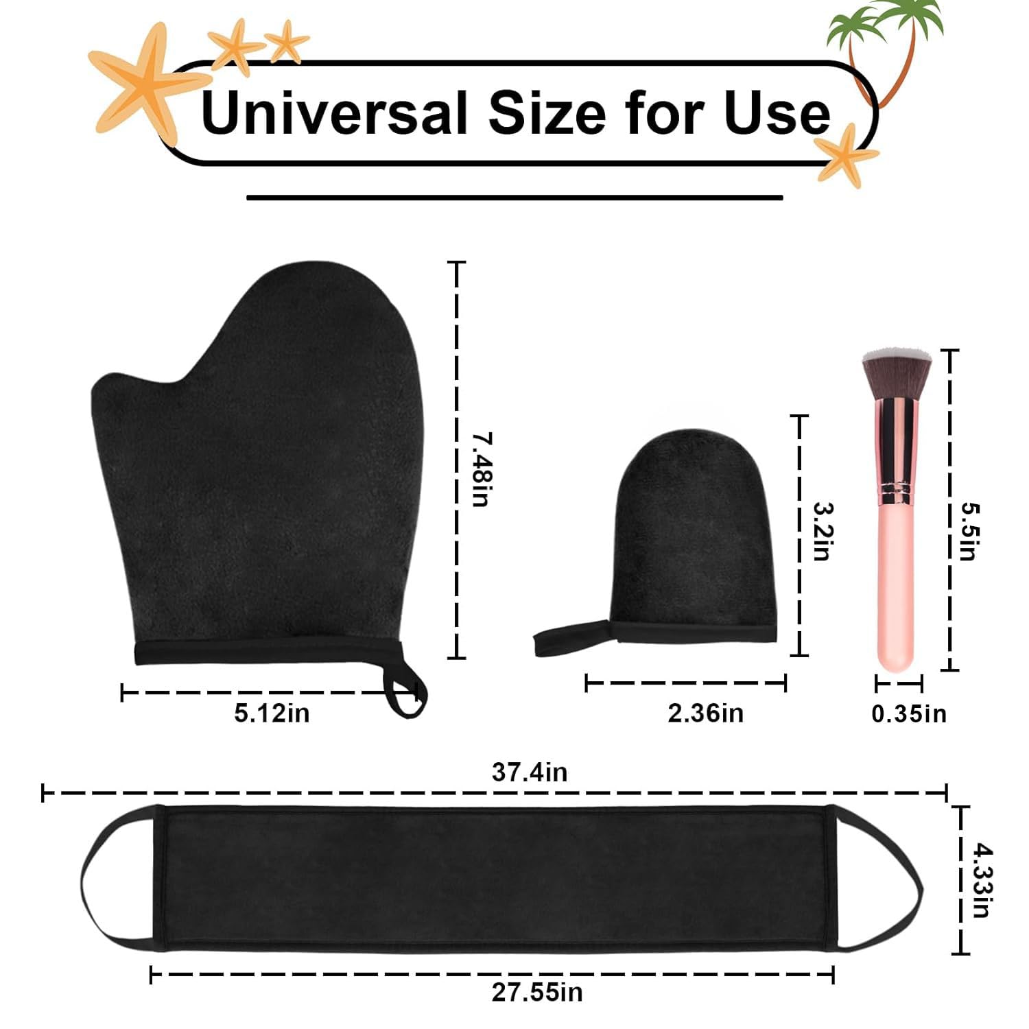 FirstPella mini face tanning mitt for precise facial blending