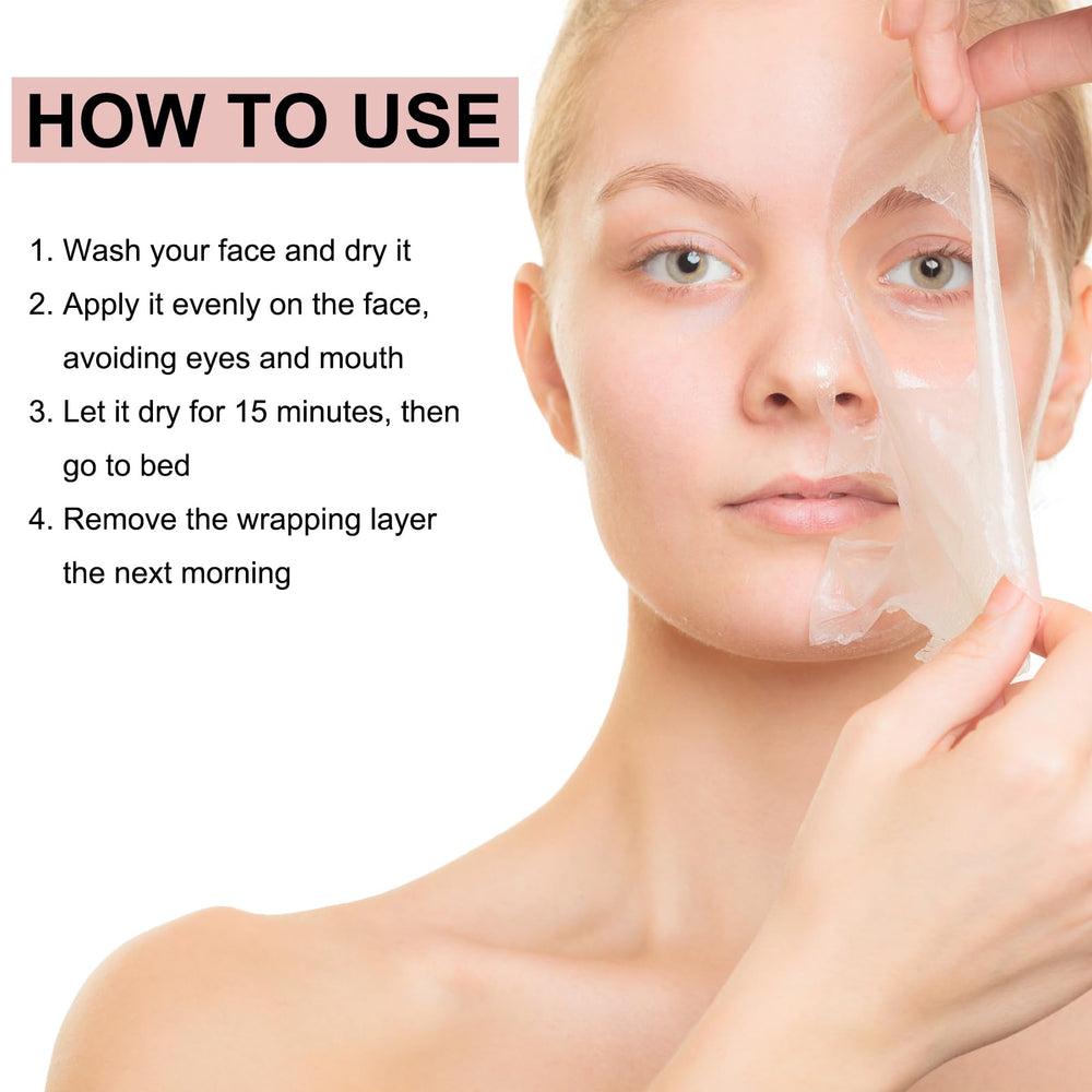 fitbuter collagen night mask dry form provides gentle, skin-friendly nourishment.