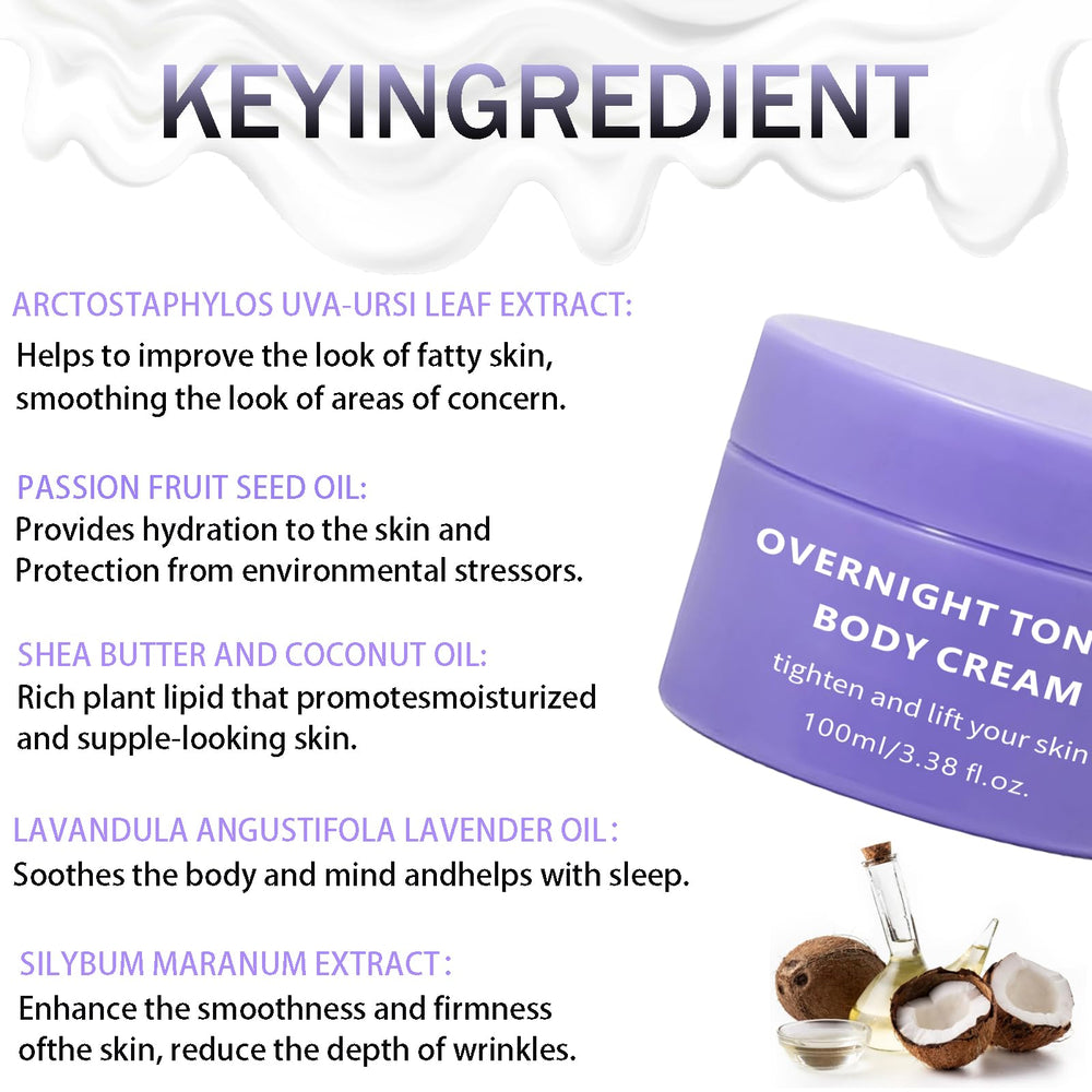 Fitbuter Skin Tightening Gel close-up indicating texture and pore refinement.