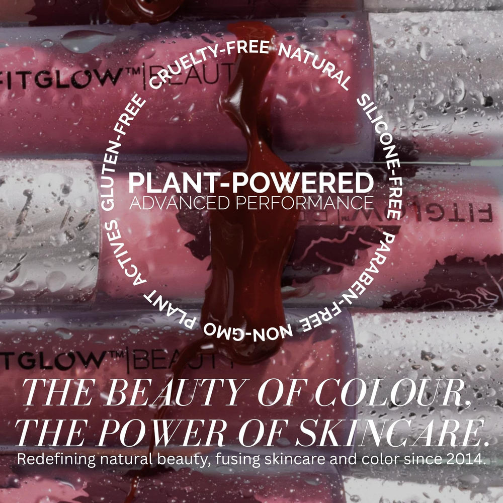 Dry lips with FITGLOW Lip Colour Serum delivering hydration