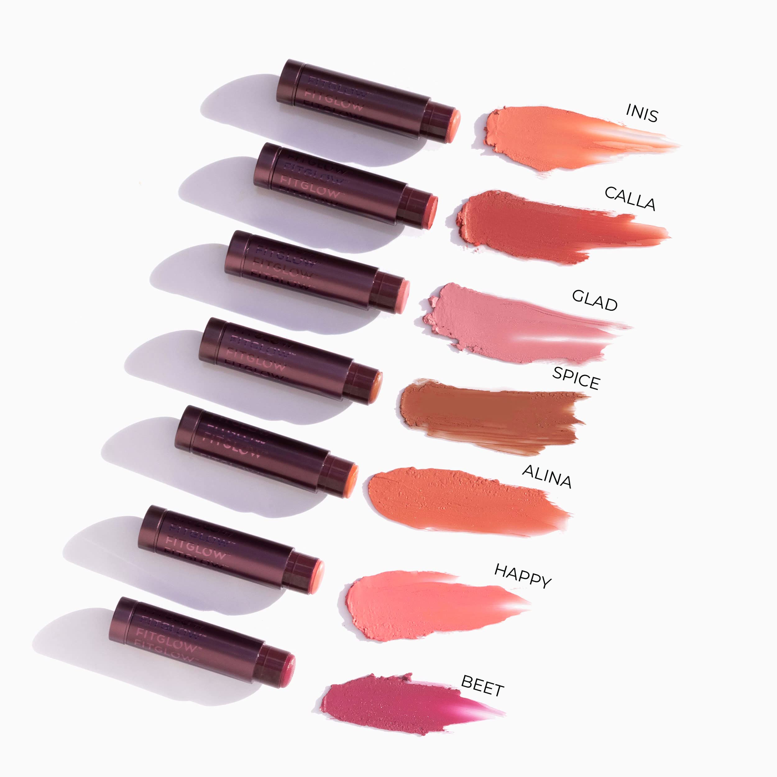 4g packaging close-up of Fitglow Cloud Collagen Lipstick Cheek Balm