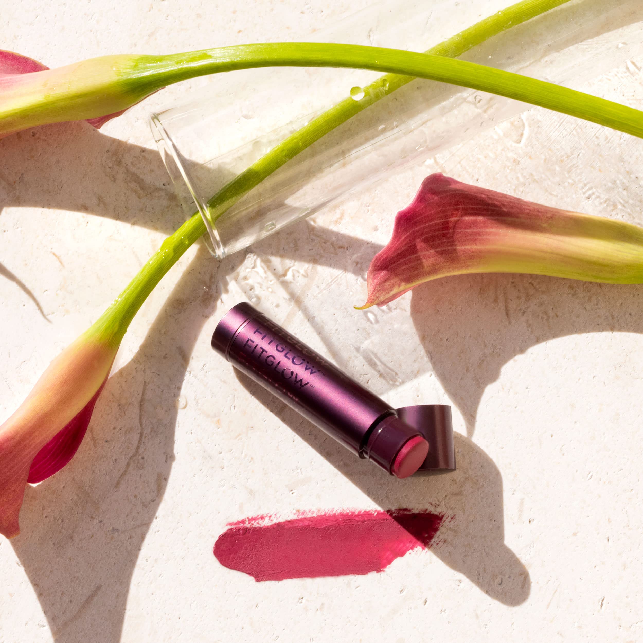 Fitglow Cloud Collagen Lipstick tube close-up with easy-to-use design