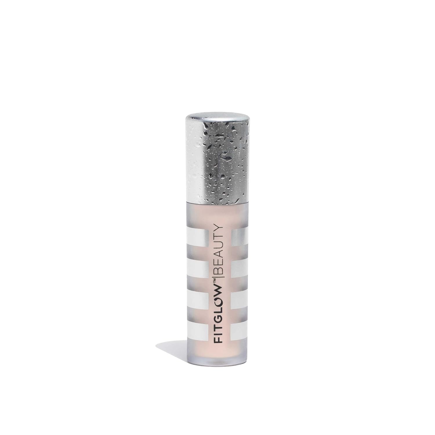 Fitglow Conceal+ compact jar for full-coverage touch-ups on the go.