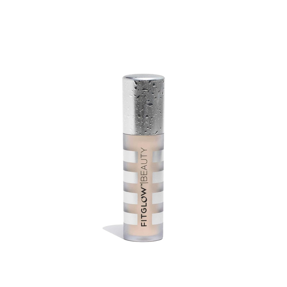 Fitglow Conceal+ tube close-up showing creamy concealer texture for precise coverage