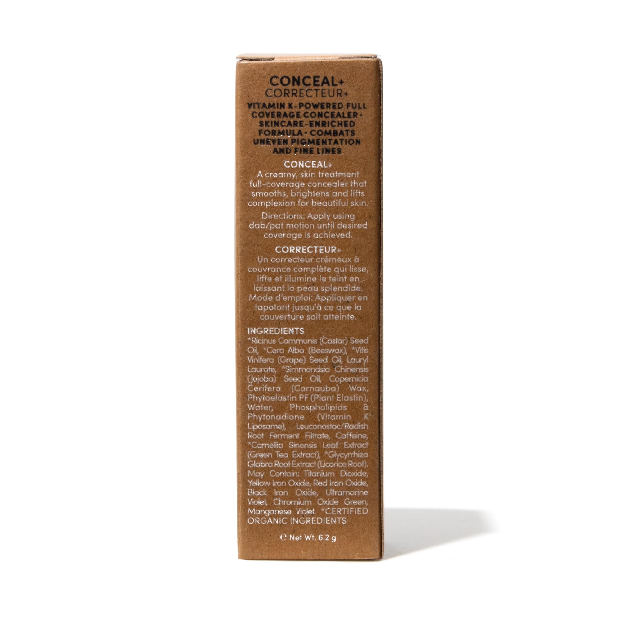 Fitglow Conceal+ vegan clean beauty packaging emphasizes ethical, cruelty-free formula