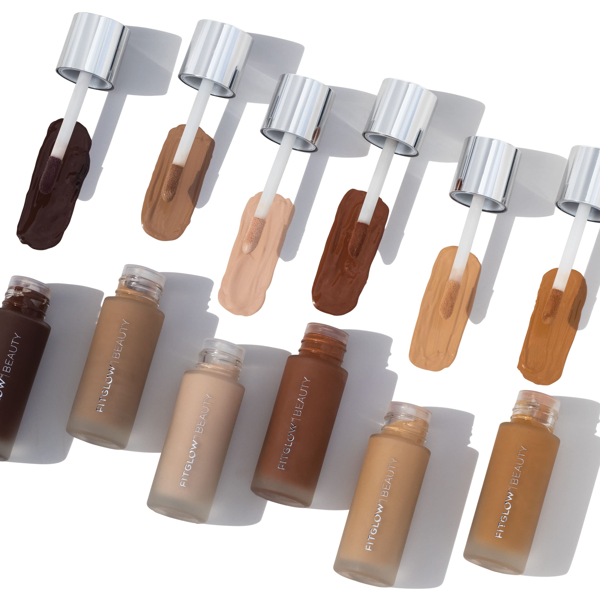 Fitglow Beauty Foundation+ close-up of creamy texture and non-creasing finish