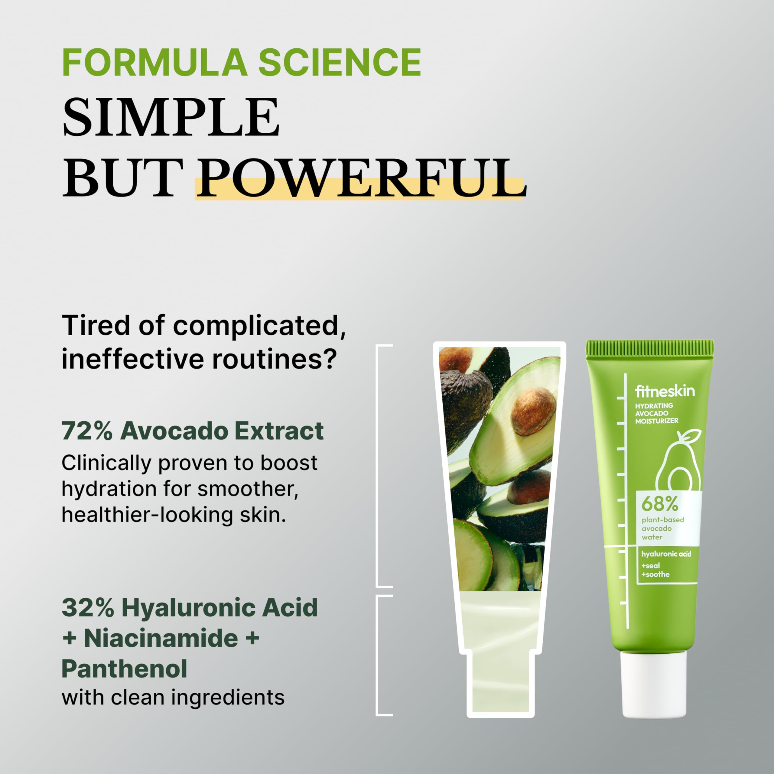 fitneskin Hyaluronic acid drops highlight, promoting lasting hydration and plump skin