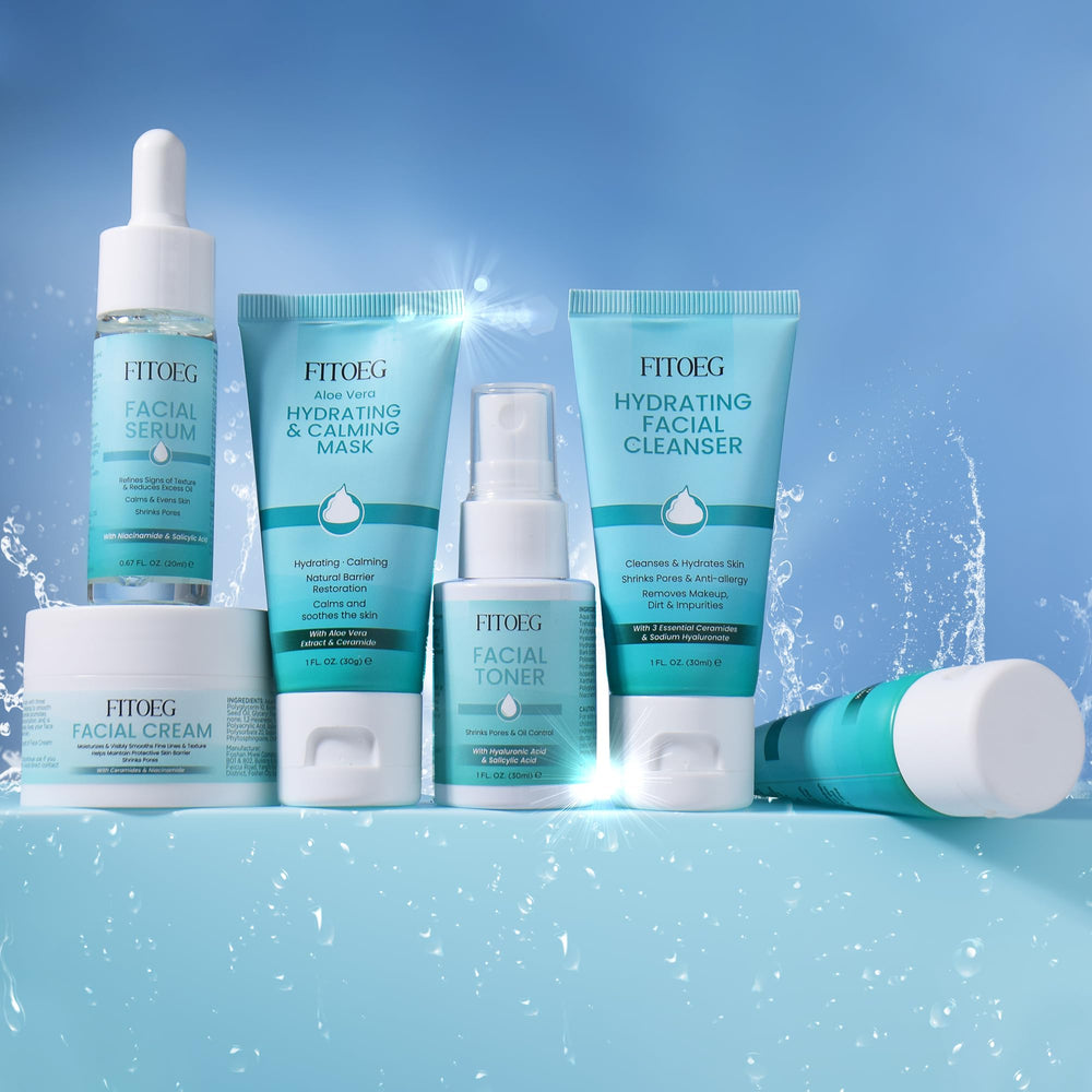 FITOEG Toner balances skin and refines pores for a smooth complexion.