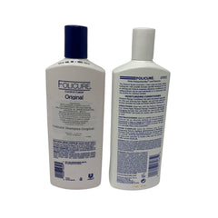 Five Brothers Folicure conditioner bottle showing smooth, hydrated hair after use.