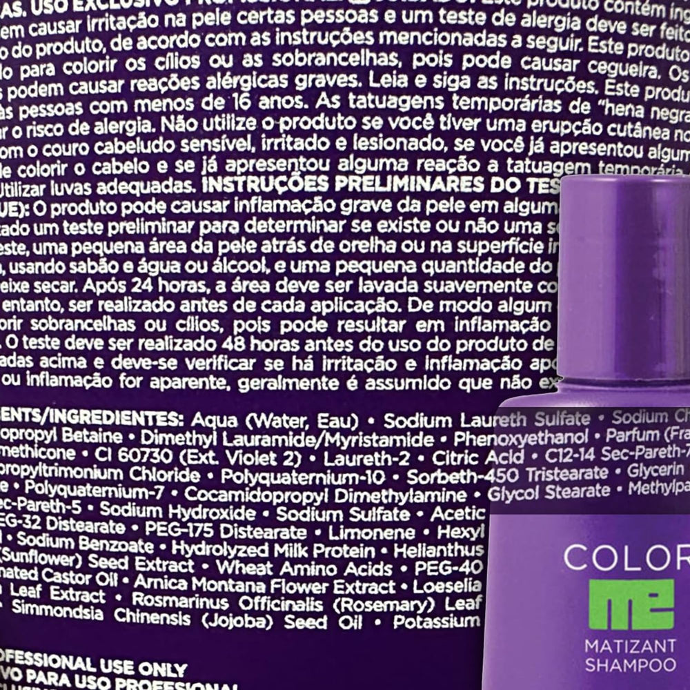 Five Brothers Kuuul Purple Shampoo routine shot promoting easy weekly refresh.