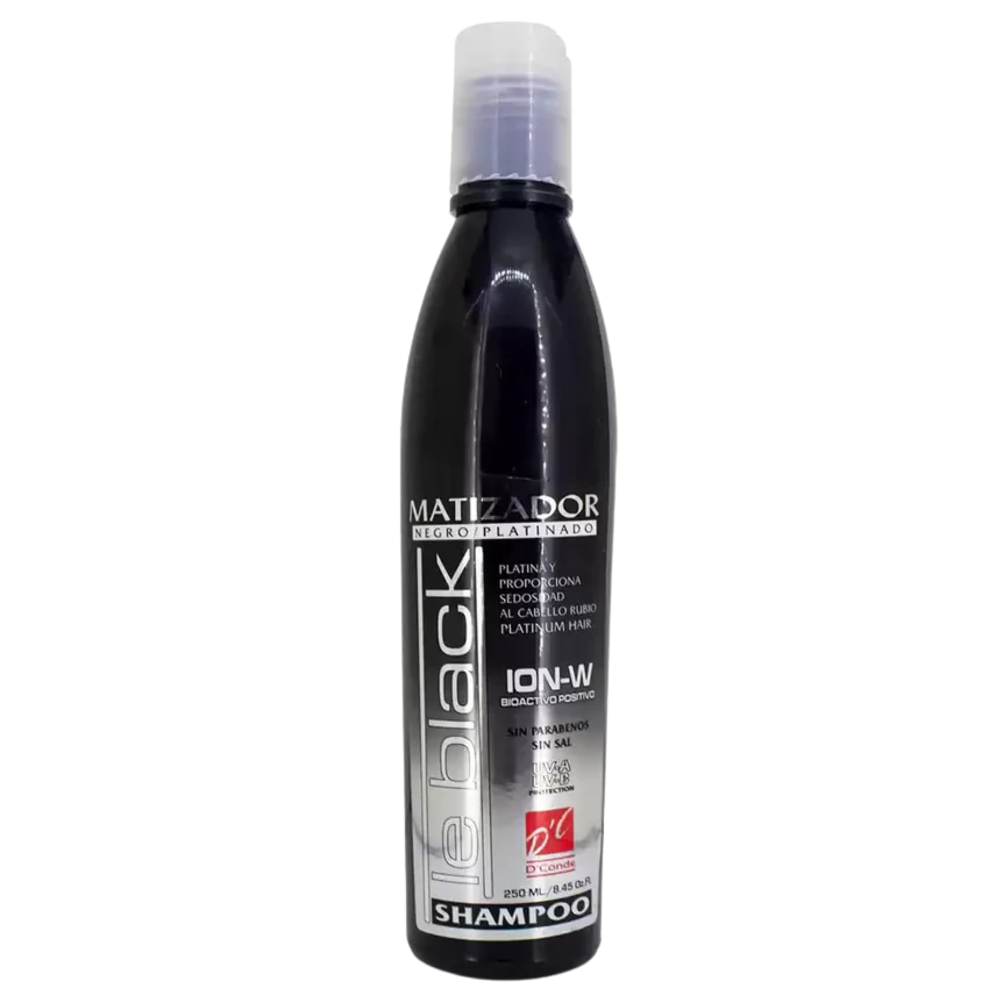 Five Brothers Le Black Purple Shampoo bottle front for neutralizing brass on cool blonde tones.