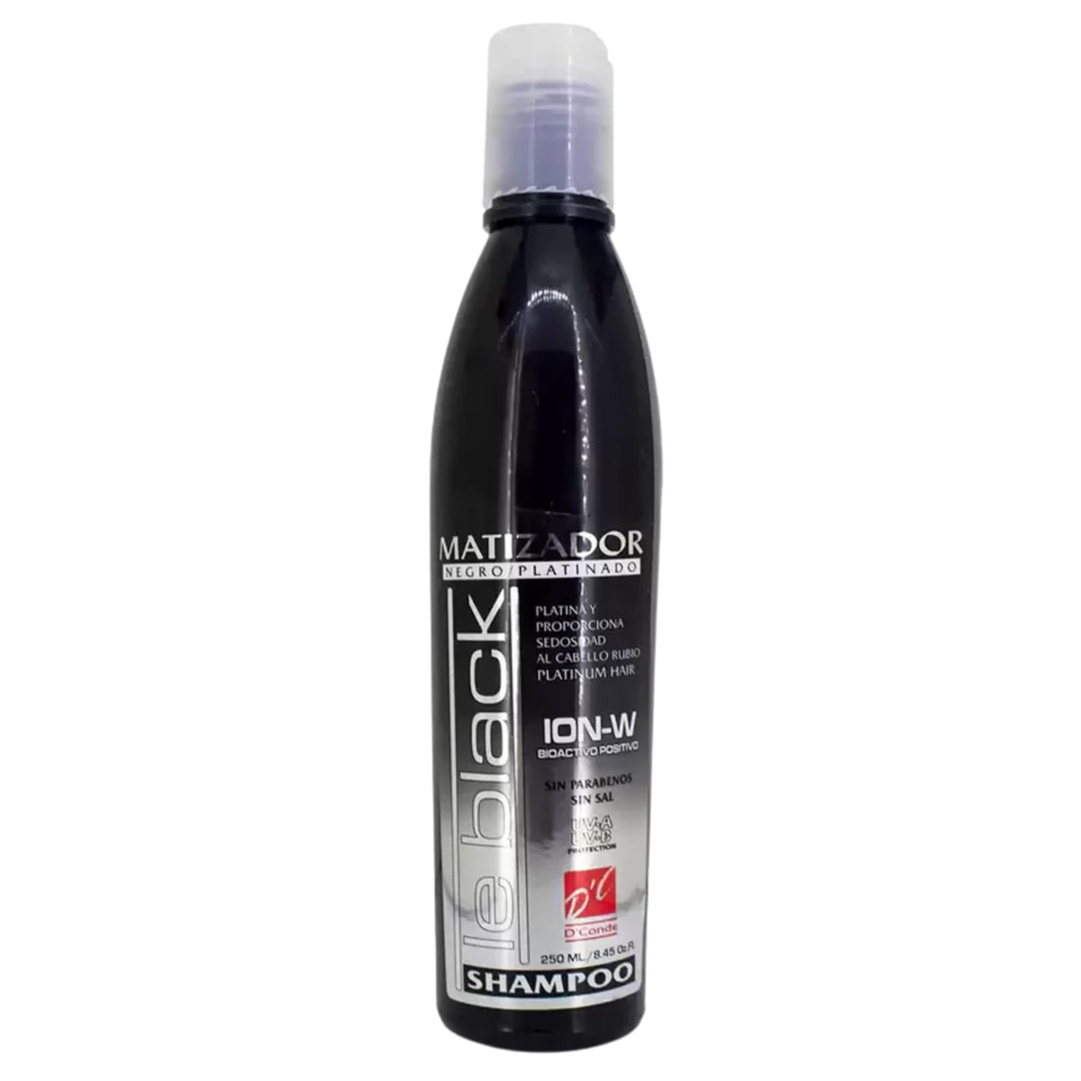 Five Brothers Le Black Purple Shampoo bottle front for neutralizing brass on cool blonde tones.