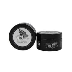 Five Brothers Lobo Negro Hair Wax offers quick glide for mess-free shaping and detailing.