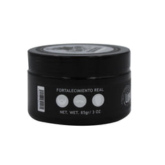 Five Brothers Lobo Negro Hair Wax provides a clean matte finish for natural texture.