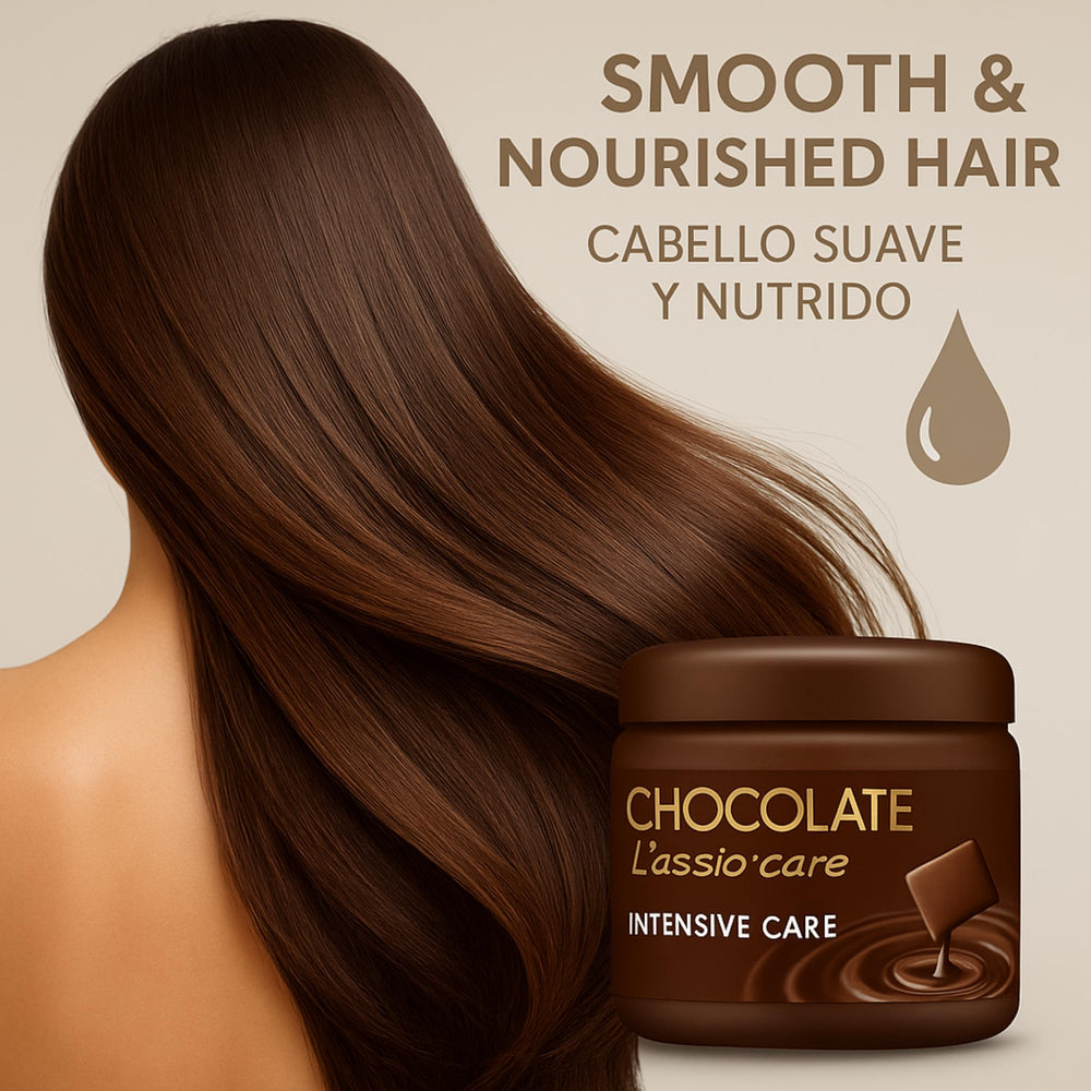 Hydrates dry hair with Nutrapel L’assio Care for smoother feel.