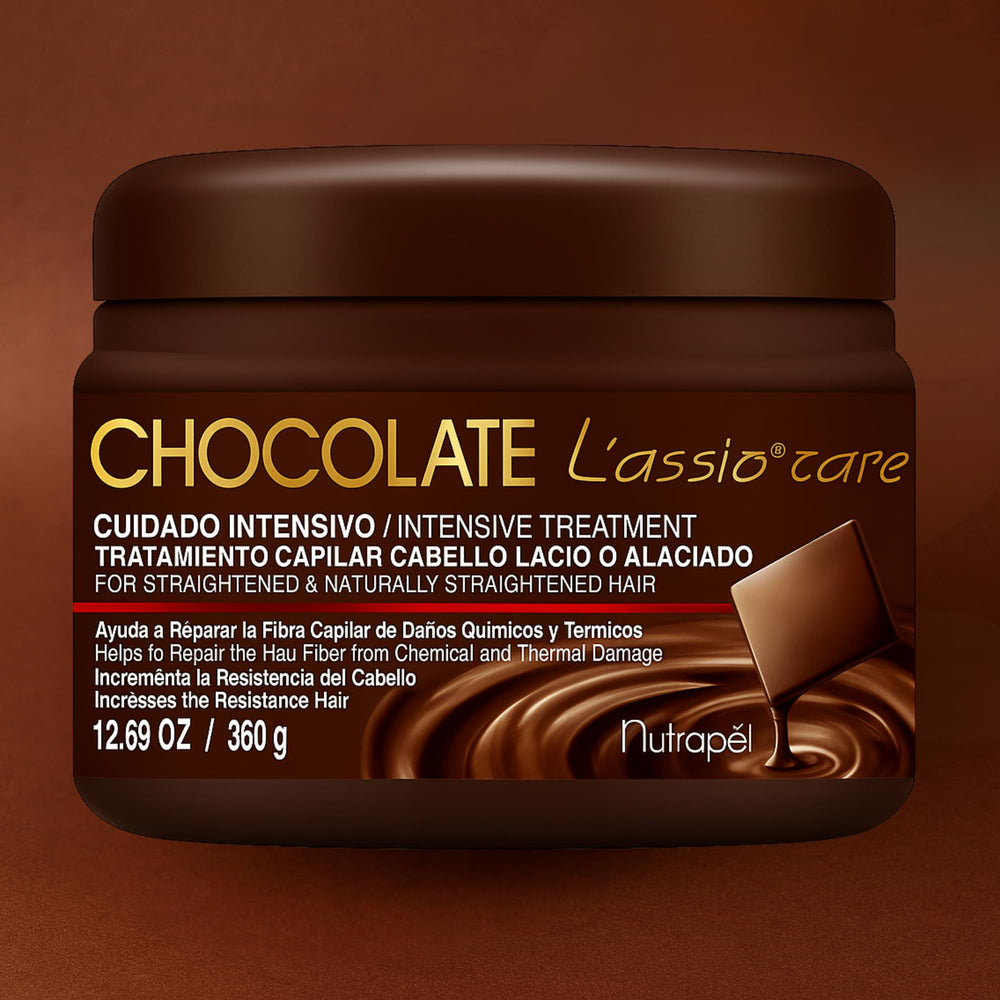 Chocolate aroma of Nutrapel L’assio Care suggests indulgent scent during use.