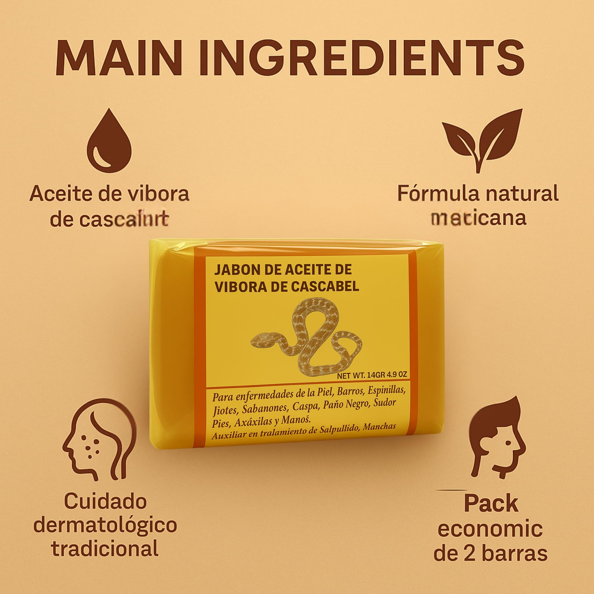 Five Brothers soap bar on skin suggests gentle cleansing and smoother texture.