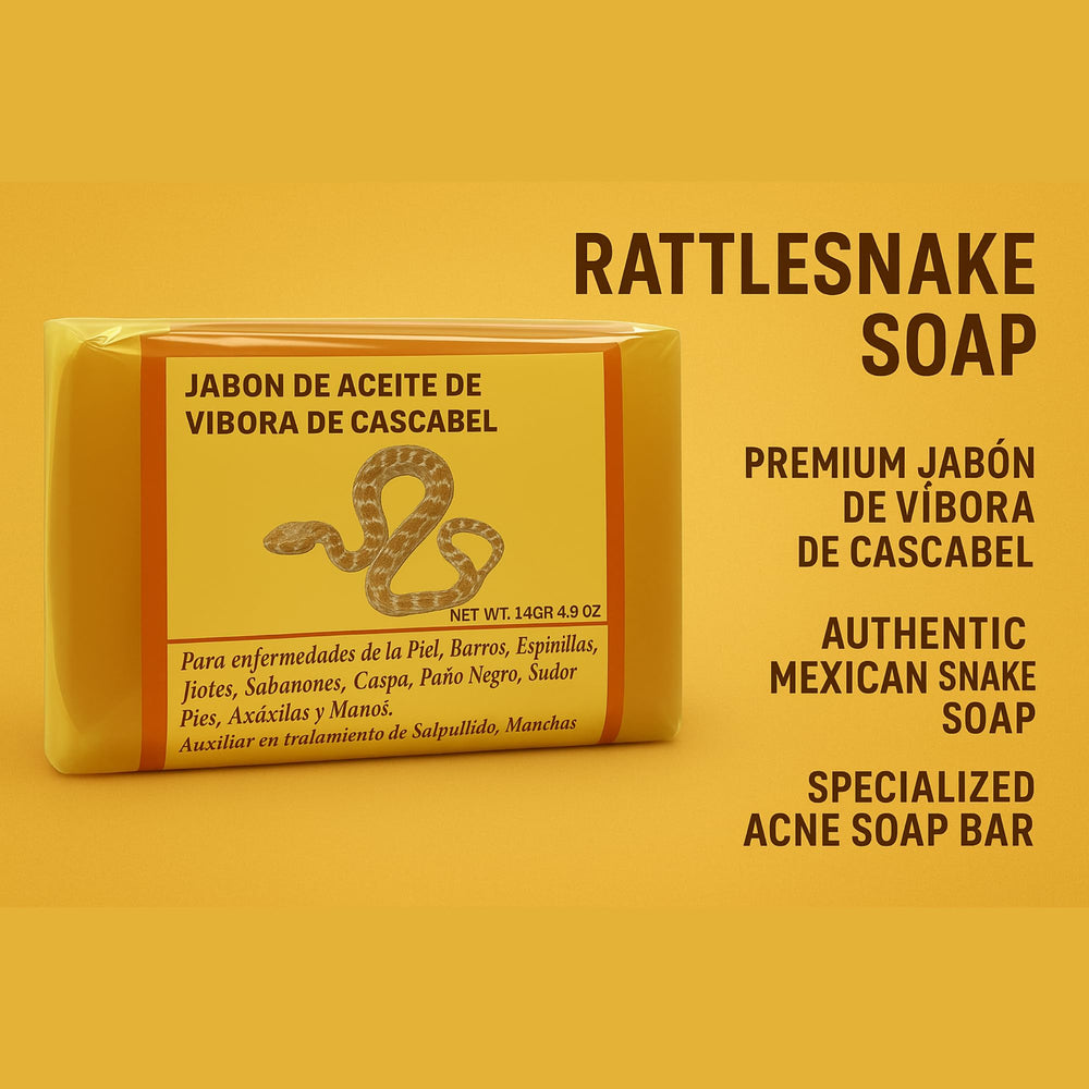 Five Brothers Rattlesnake Oil Soap ingredients close-up emphasizes natural botanicals.
