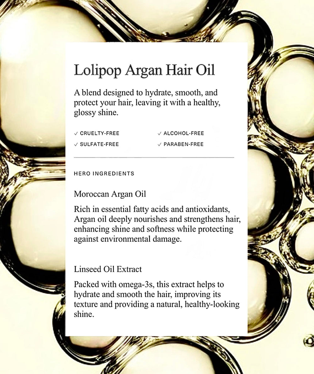 Fivessi Lolipop lightweight formula feels invisible on hair.