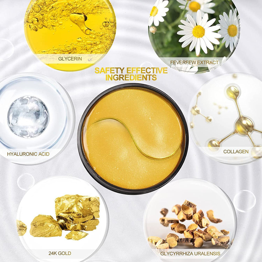 Fivewan hyaluronic-collagen patches texture close-up emphasizing skin-friendly formula.