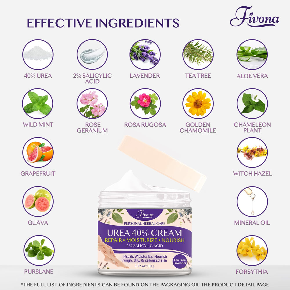 FIVONA 2% Salicylic Acid exfoliation targets rough skin and calluses.