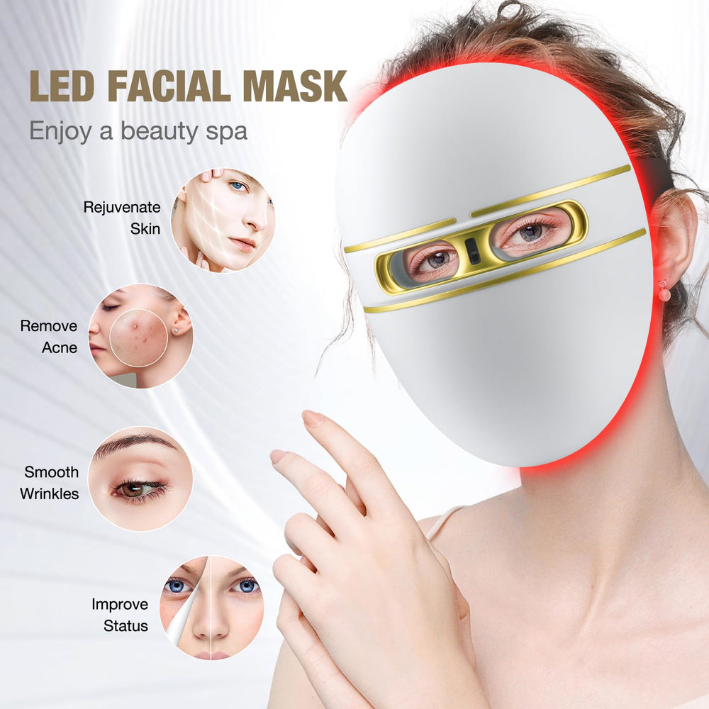 F FIWENE Pro-Grade LED Mask remote-control operation for quick customization