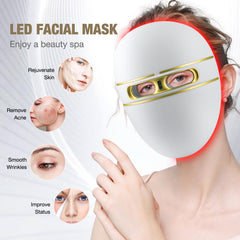 F FIWENE Pro-Grade LED Mask remote-control operation for quick customization