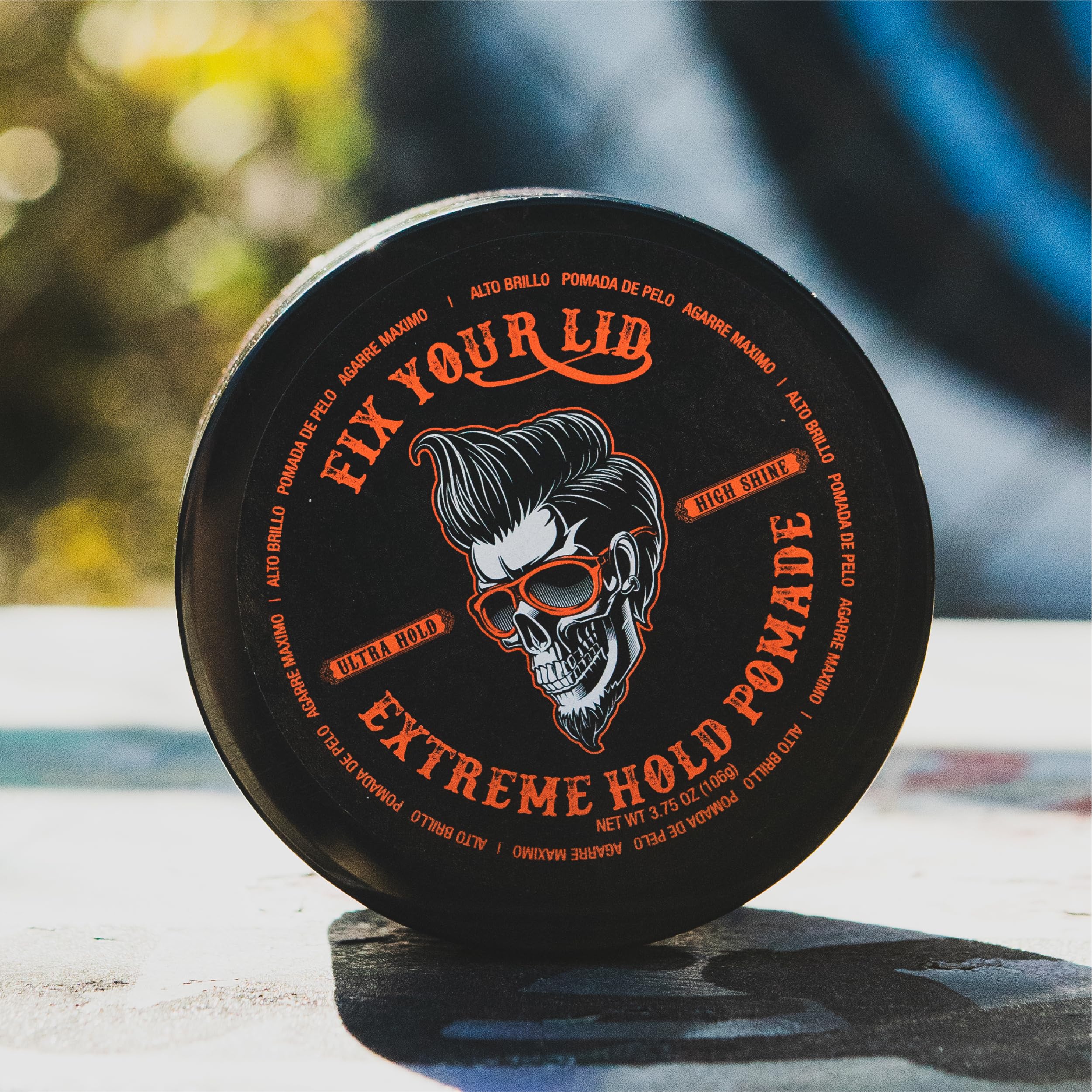 Fix Your Lid Extreme Hold application on hair for precise styling