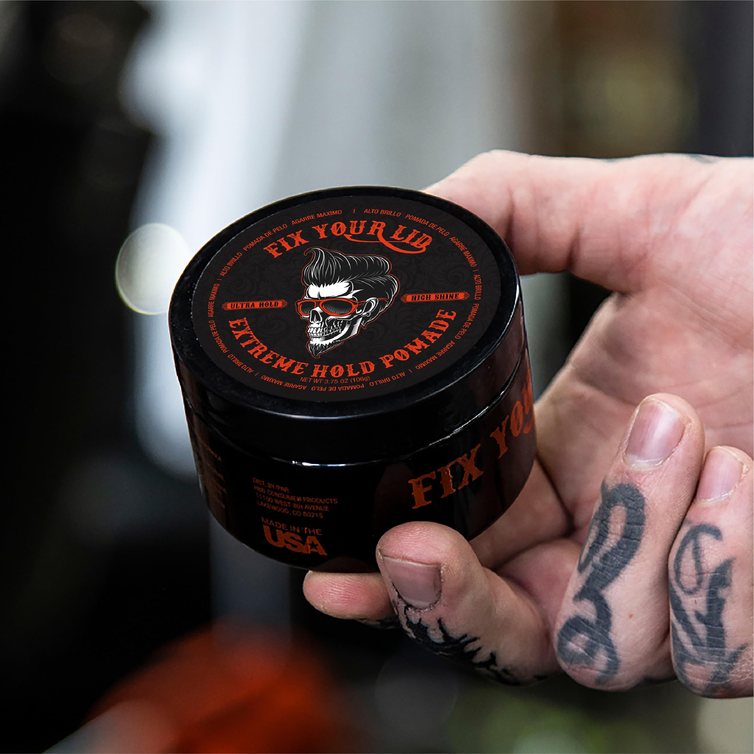 Fix Your Lid Extreme Hold water-based formula for lightweight feel
