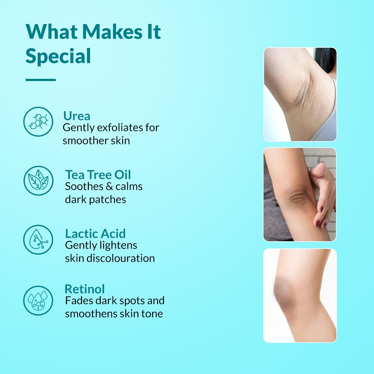 FIXDERMA Nigrifix Cream ankles-dark-patches provides targeted hydration and smoothing