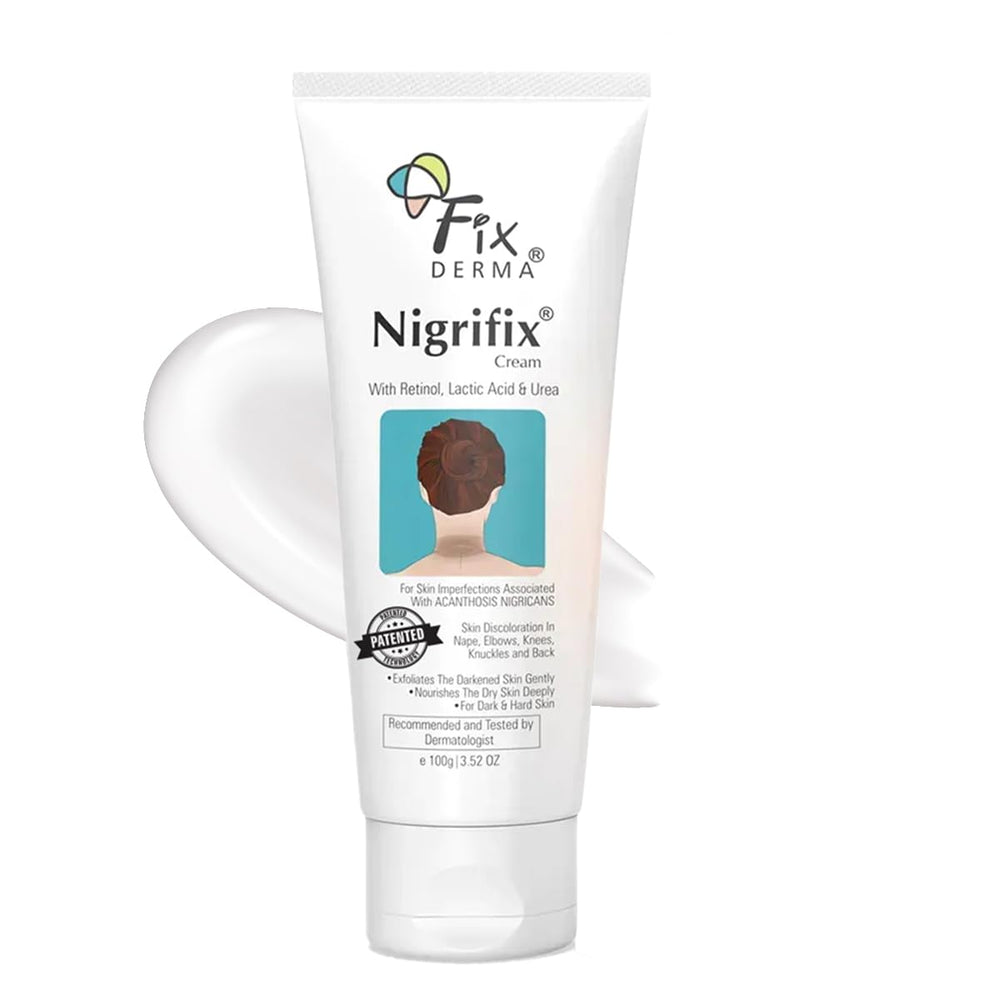 FIXDERMA Nigrifix Cream neck-area application for smoother, more even skin tone