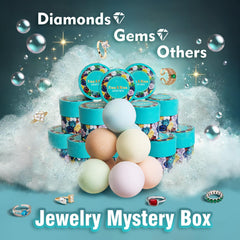 Fizz & Rizz mystery bath bomb with necklace inside for a surprising pamper moment.