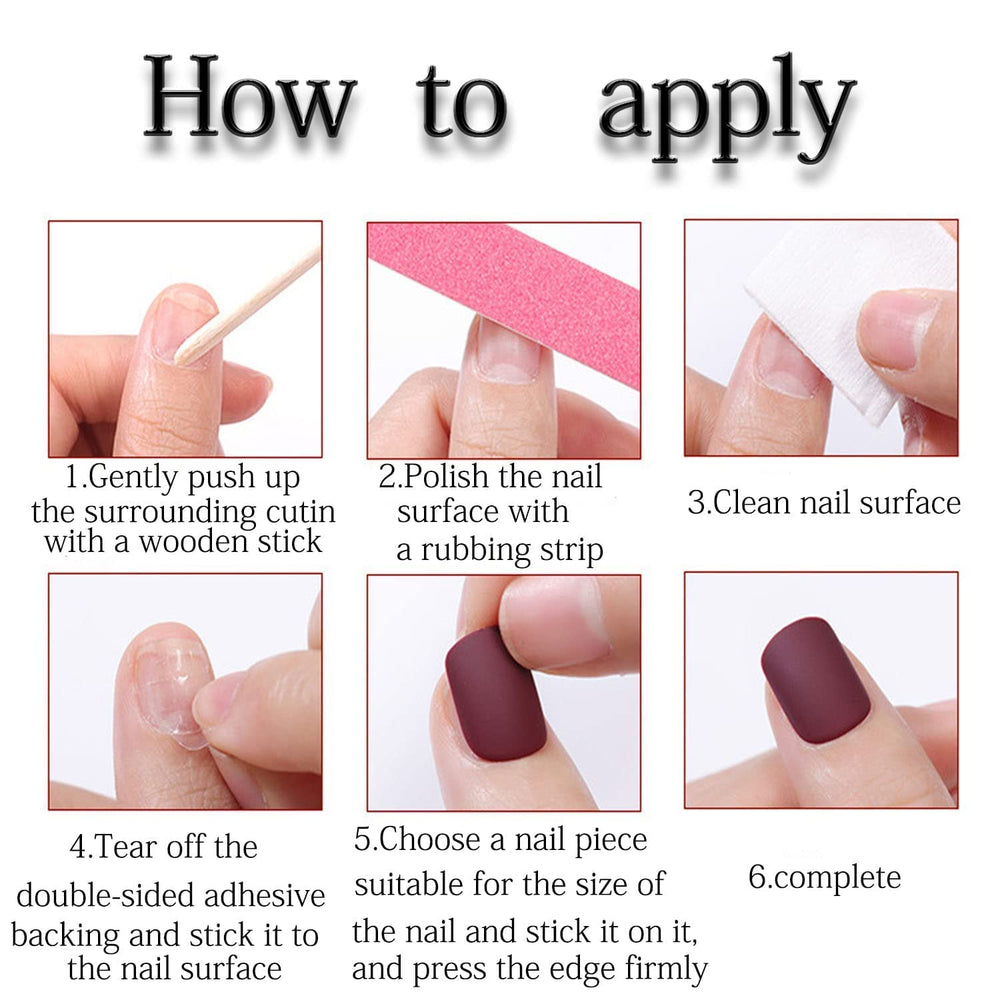 FJSMTOPl versatile press-on nails suitable for weddings, dates, and parties