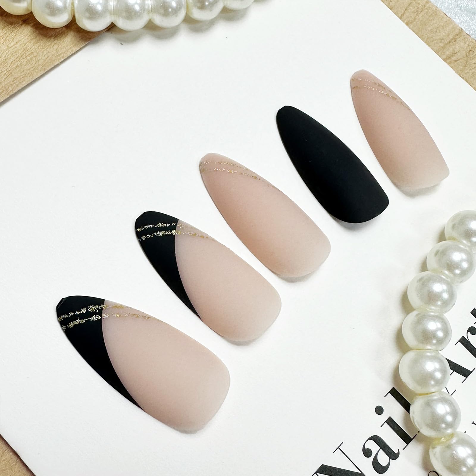 FJSMTOPl Halloween design almond nails ideal for seasonal party glam.