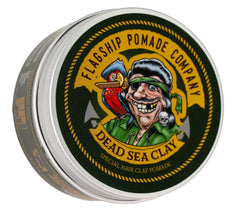 Flagship Pomade Dead Sea clay texture for natural volume and matte definition.