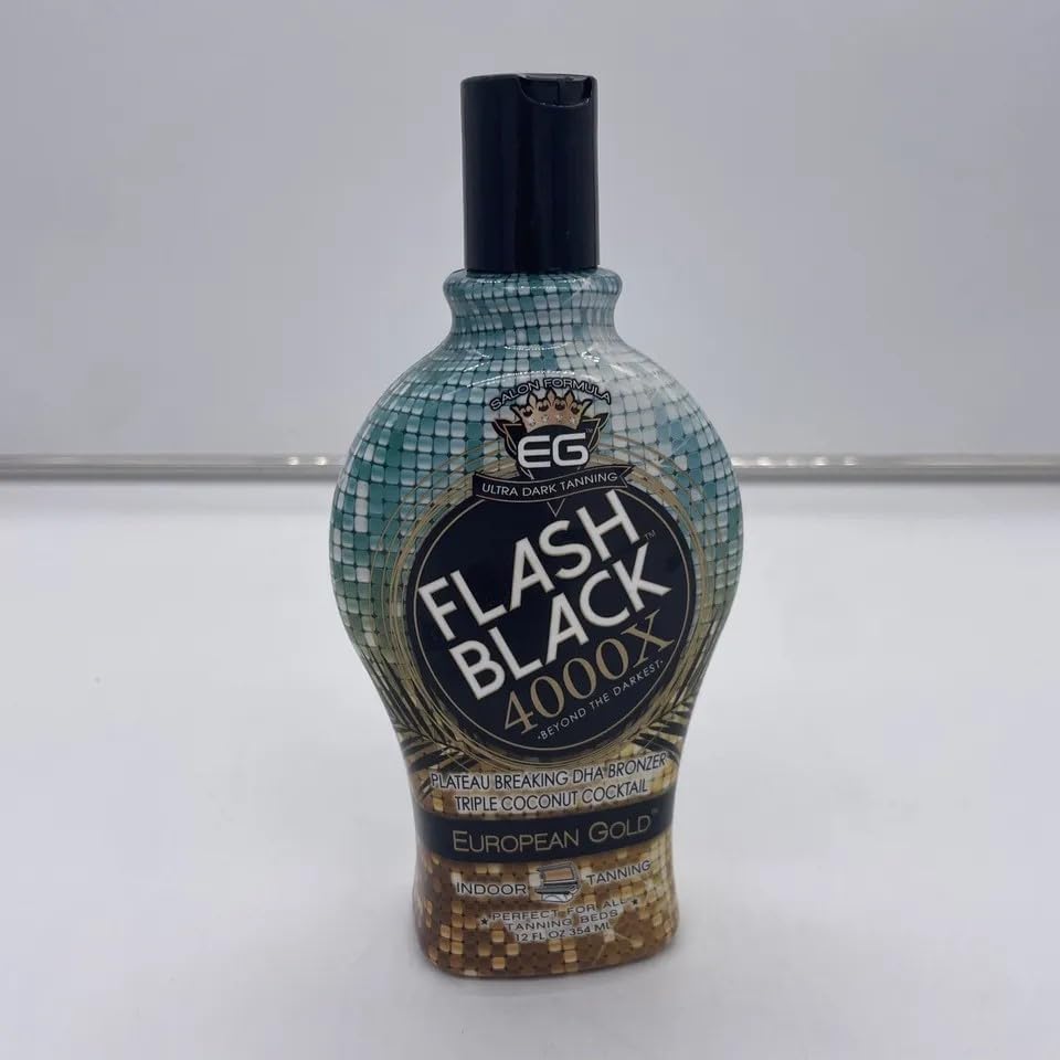 Ingredients highlight Flash Black European Gold 4000X with coconut milk for nourishment