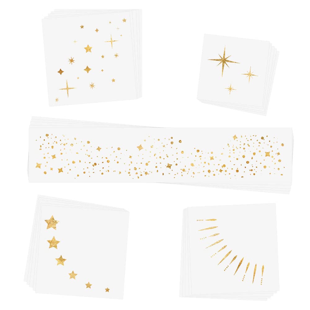 Flash Tattoos Twinkling Lights set card, ideal for festival glow.